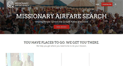 Desktop Screenshot of missionaryairfaresearch.com